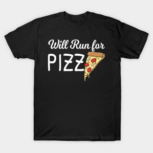 will run for pizza T-Shirt